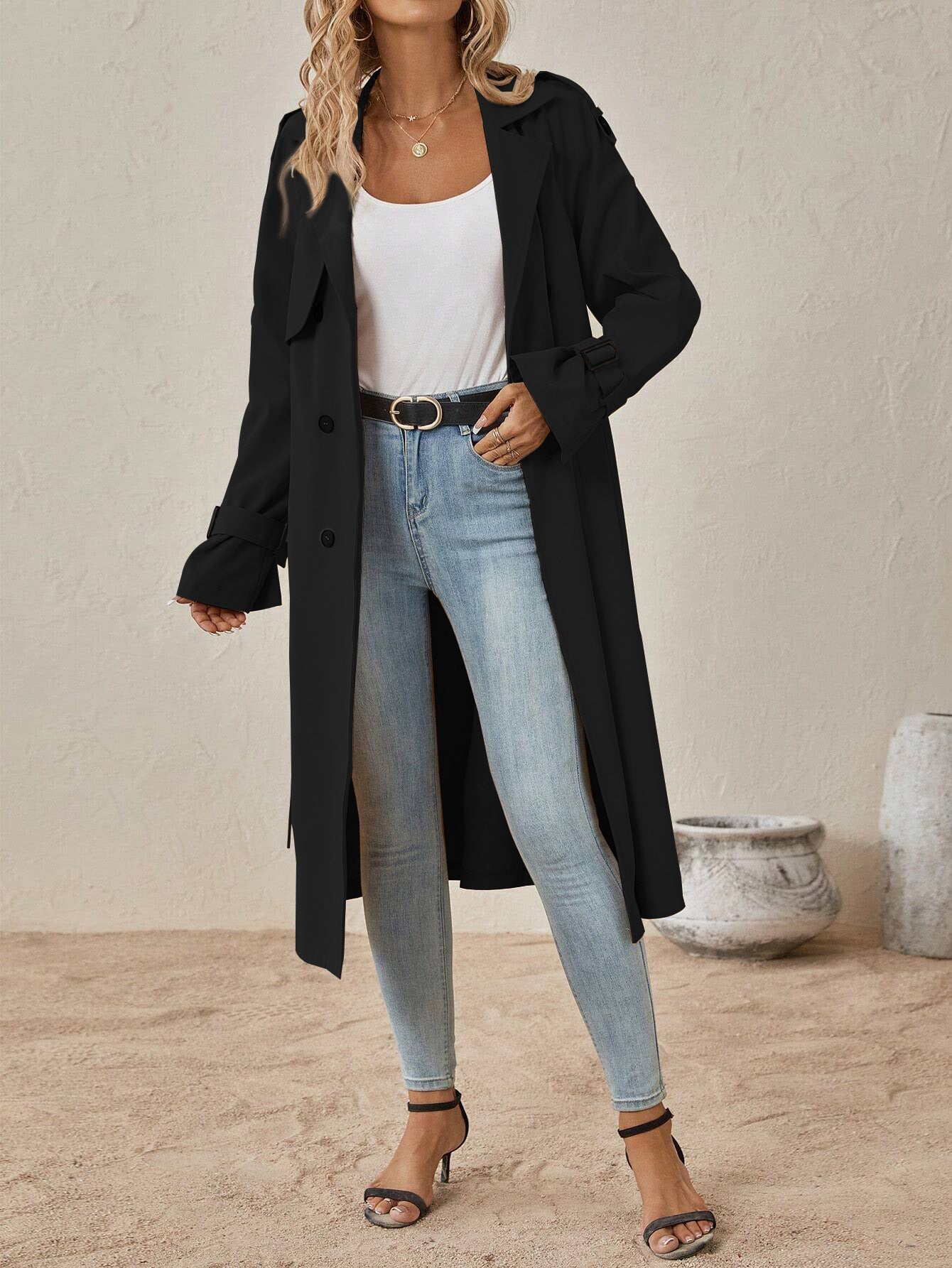 Manteau HerStyle à ceinture