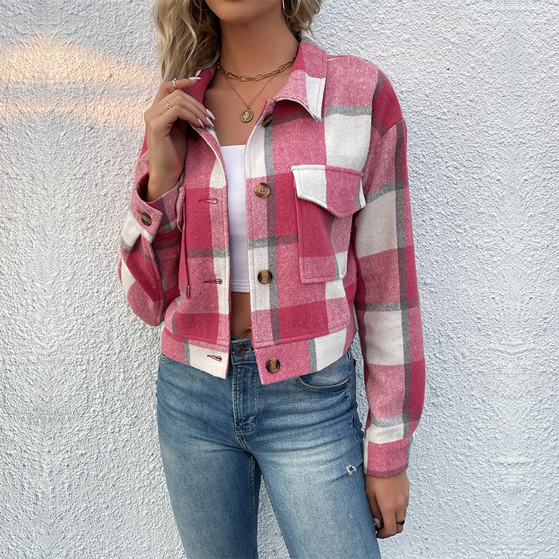 Haut Court Plaid Élégant