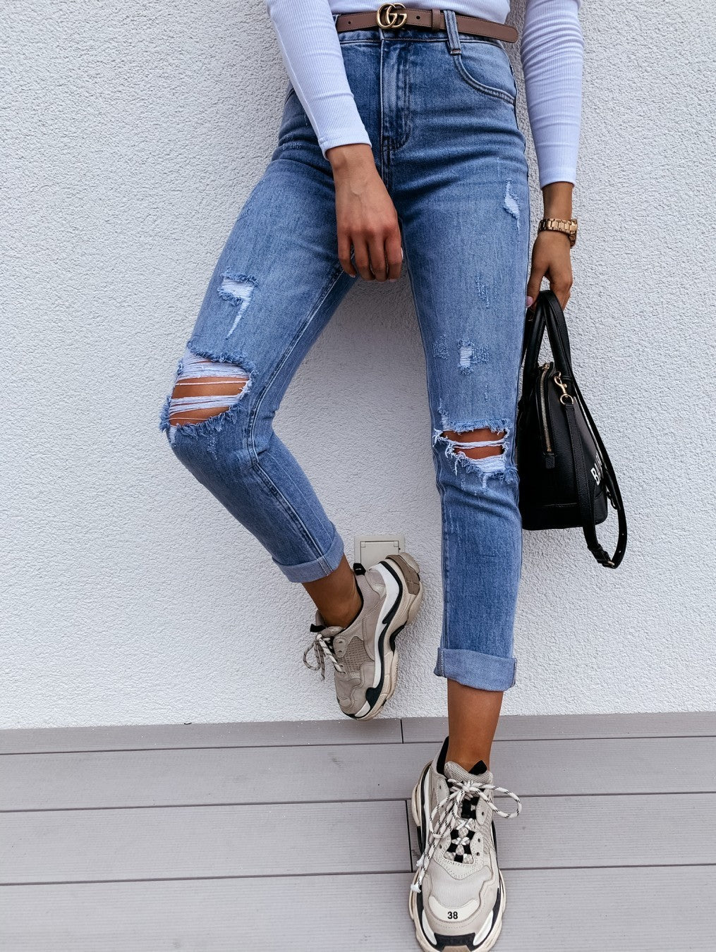 Jean Effet Déchiré Slim