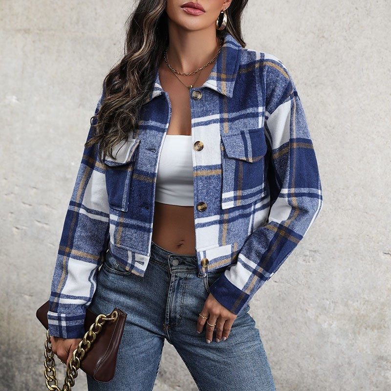 Haut Court Plaid Élégant