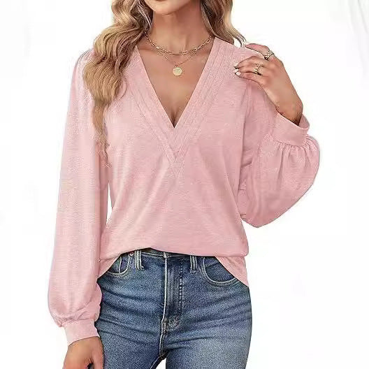 Haut Manches Longues Décolleté V